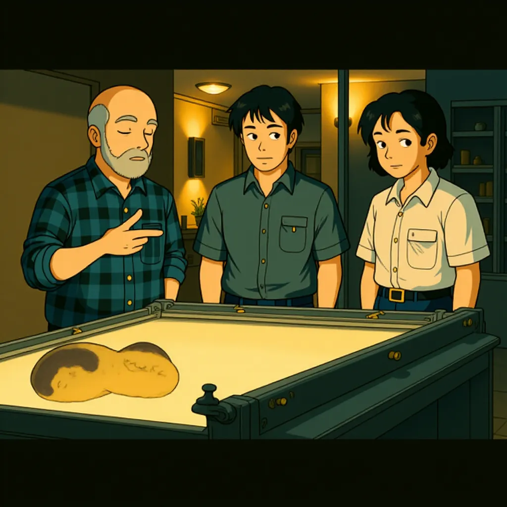 Matt Damon, Jason Bateman, and Matthew Maher in Air (2023) - Anime style