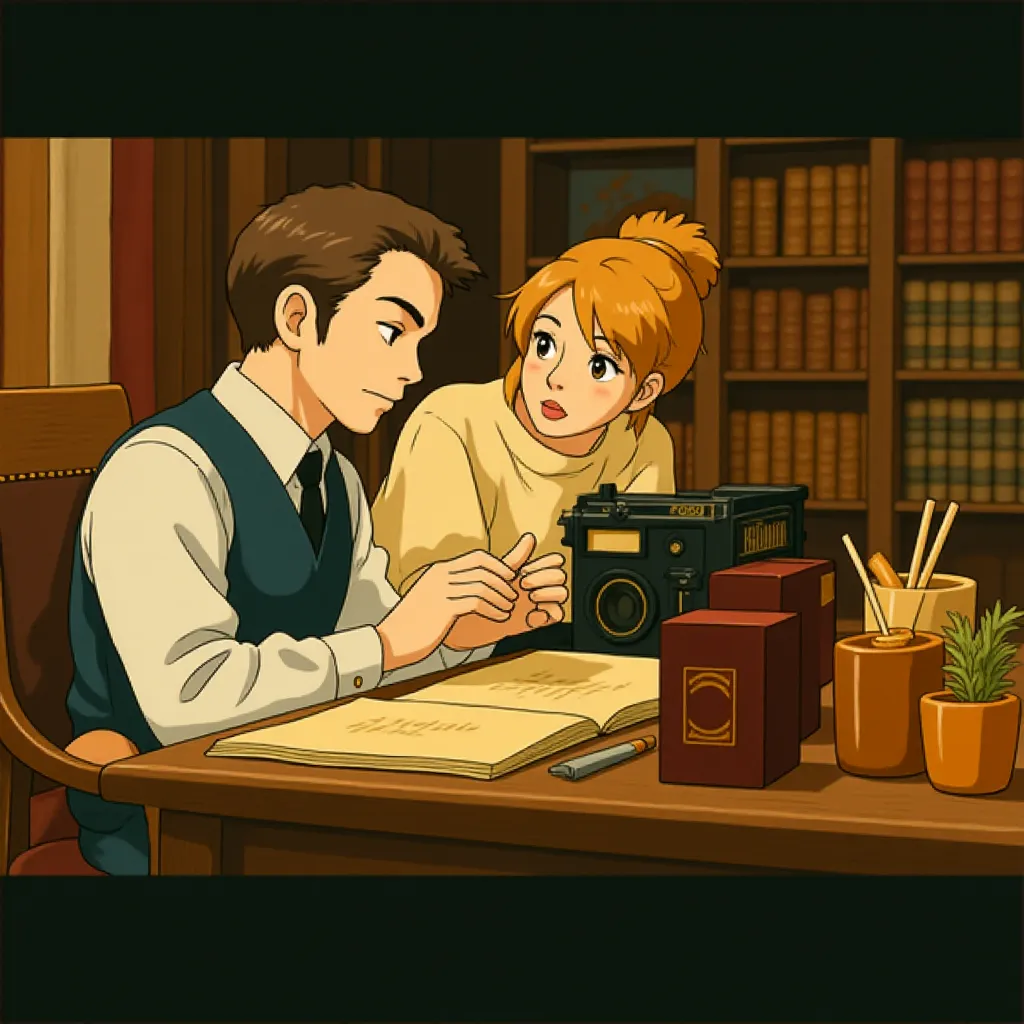 Jude Law and Kelly Reilly in Sherlock Holmes: A Game of Shadows (2011) - Anime style