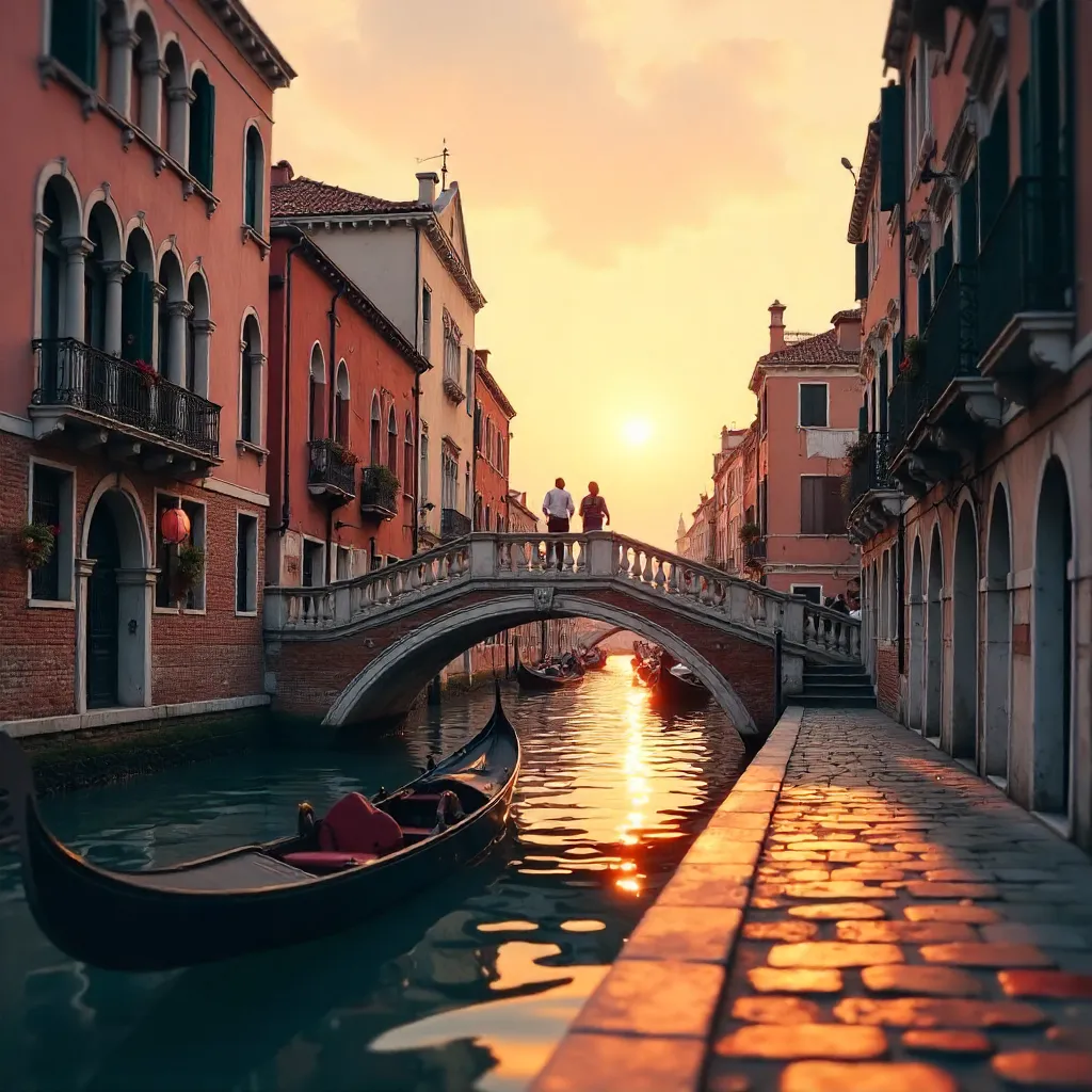 Venetian Charm: Bridge, Canals, and Palazzi