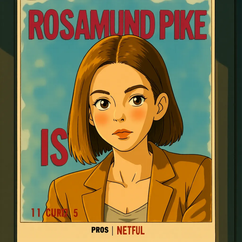 Rosamund Pike in I Care a Lot (2020) - Anime style