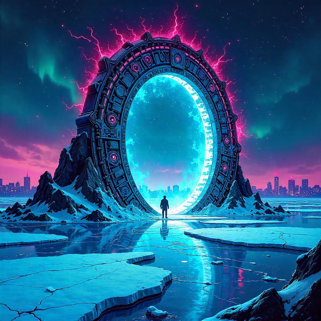 Gateway on the Frozen Lake: A Comic-Book Portal