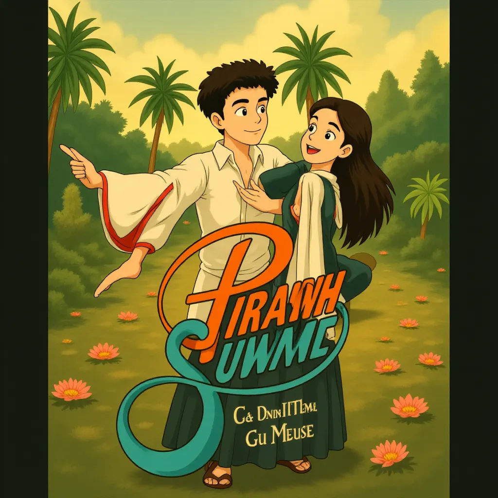 Param Sundari (2025) - Ghibli style