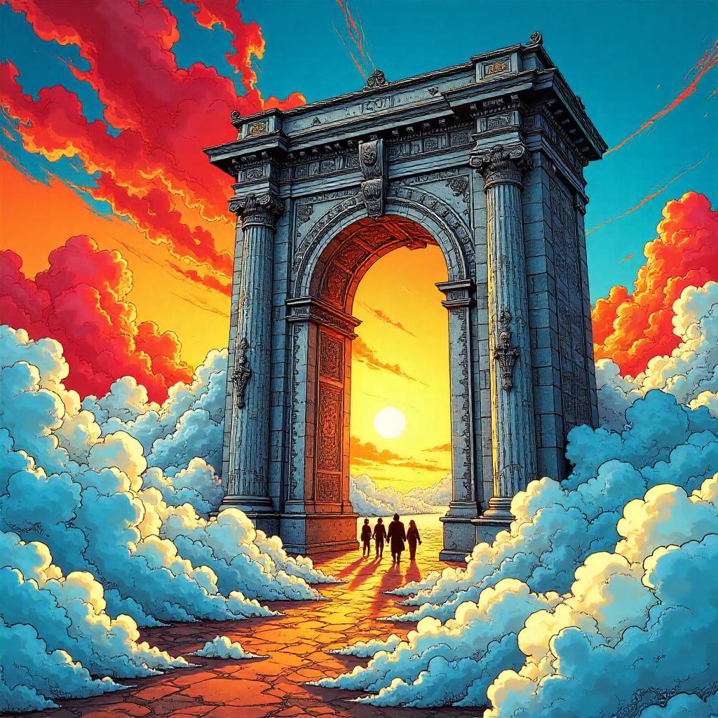 Gateway in the Clouds: A Comic Book Portal