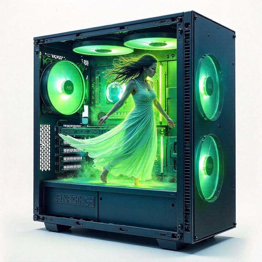 Spectral Banshee within a Computer — Watercolor Dream