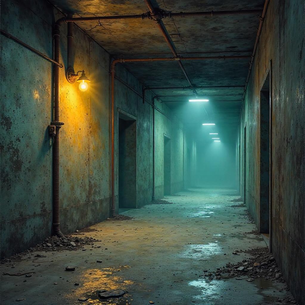 Mist in the Bunker — An Oil Painting