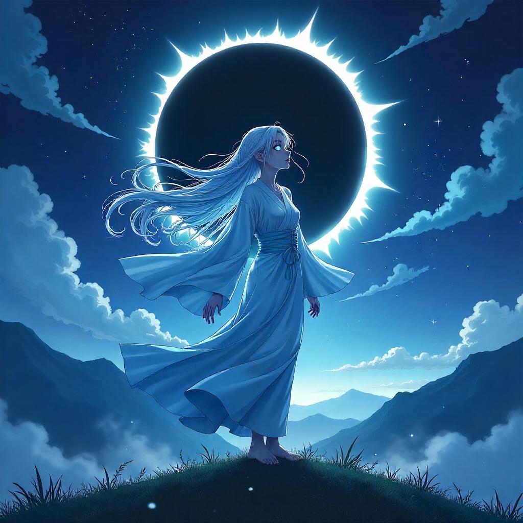 Eclipse Banshee: Anime Spirit in Shadow