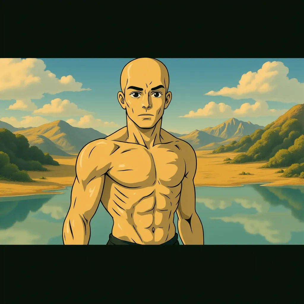 Laurence Fishburne and Doug Jones in Fantastic Four: Rise of the Silver Surfer (2007) - Anime style
