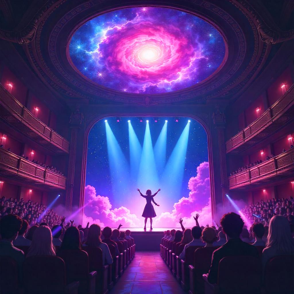 Nebula Symphony in an Anime Concert Hall