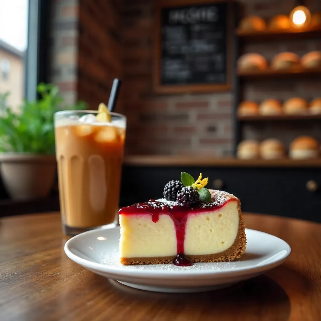 Cozy Café Cheesecake & Iced Coffee