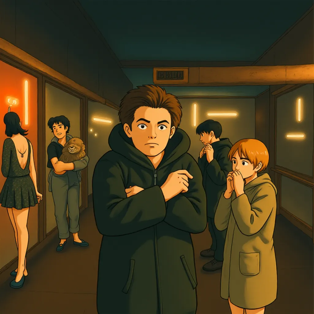 Tom Hardy and Gordon Alexander in Havoc (2025) - Ghibli style