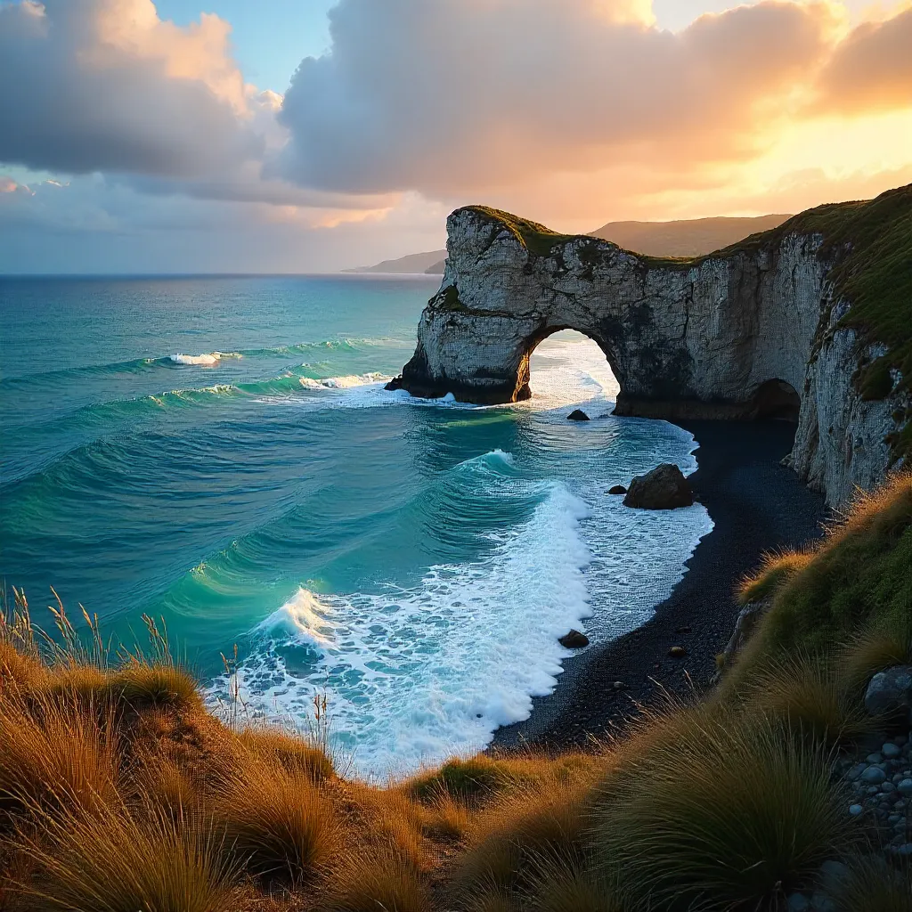 Tasman Coast Seascape: Unique Rock Formations
