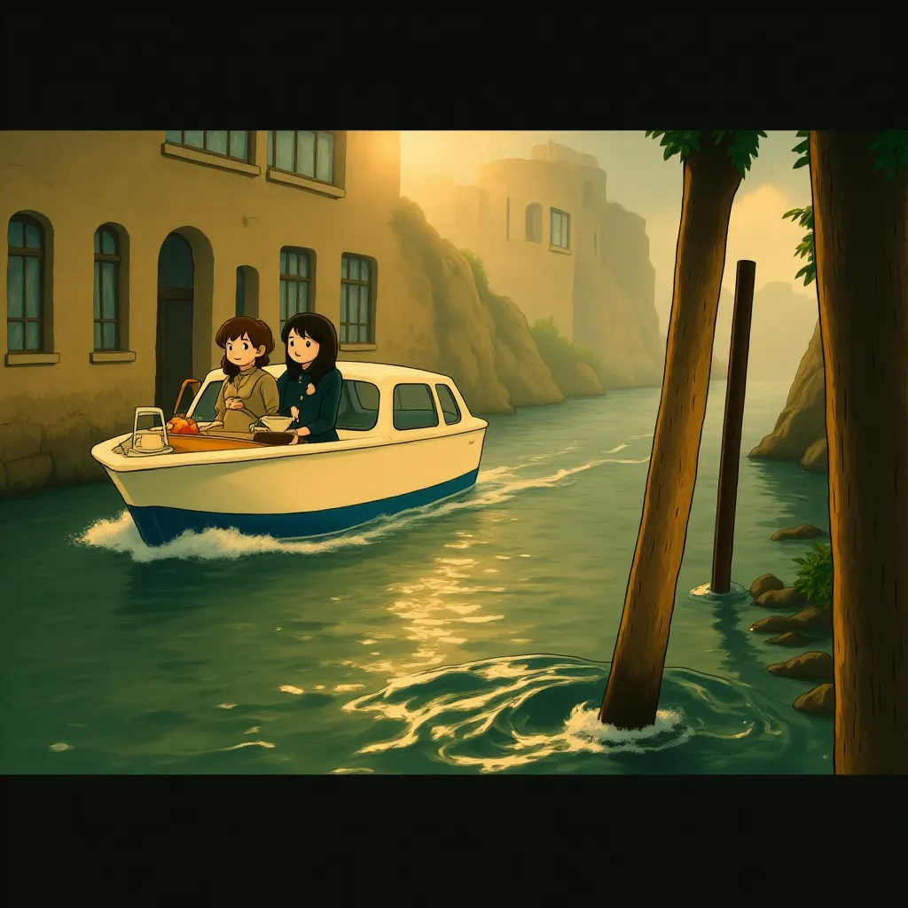 Angelina Jolie in The Tourist (2010) - Anime style