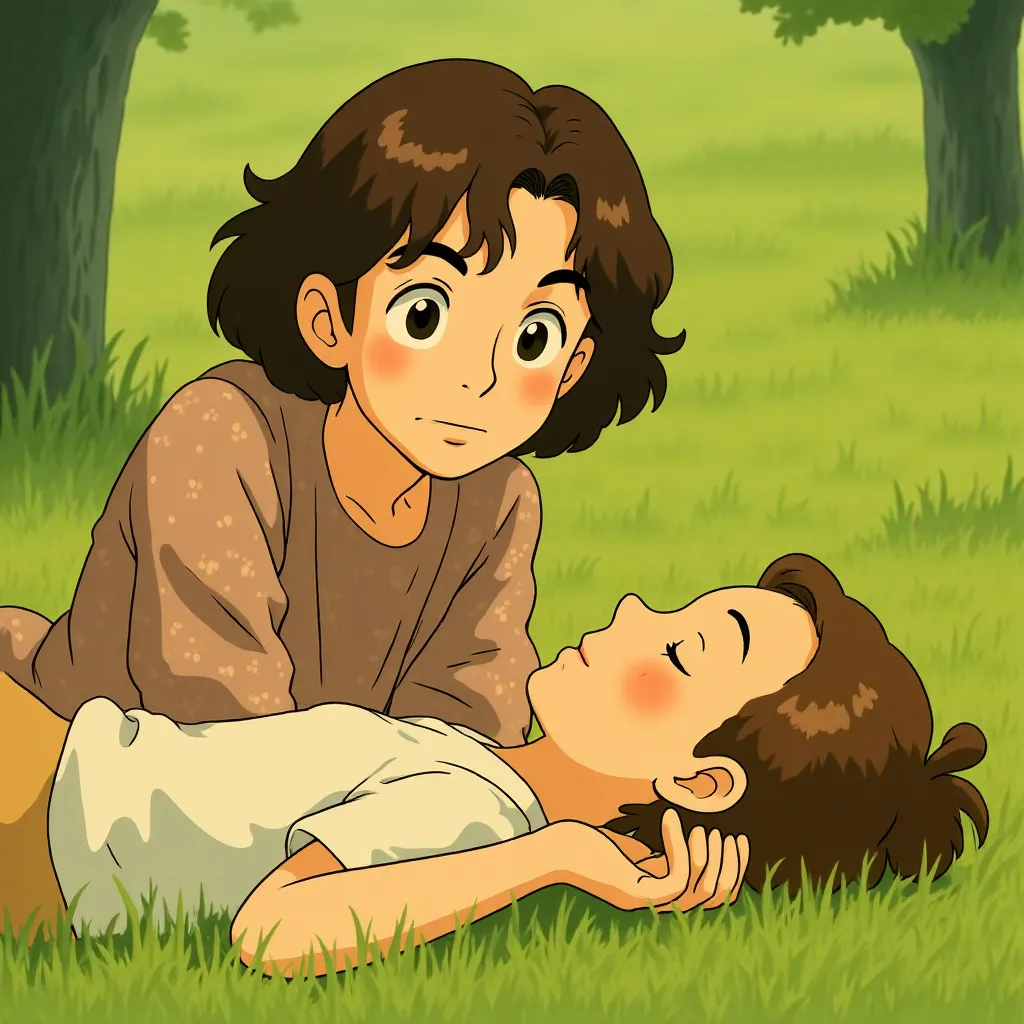 Keira Knightley and Saoirse Ronan in Atonement (2007) - Anime style