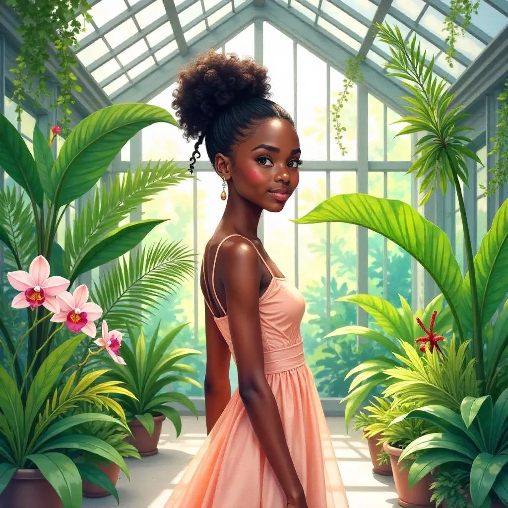 Watercolor Conservatory Muse
