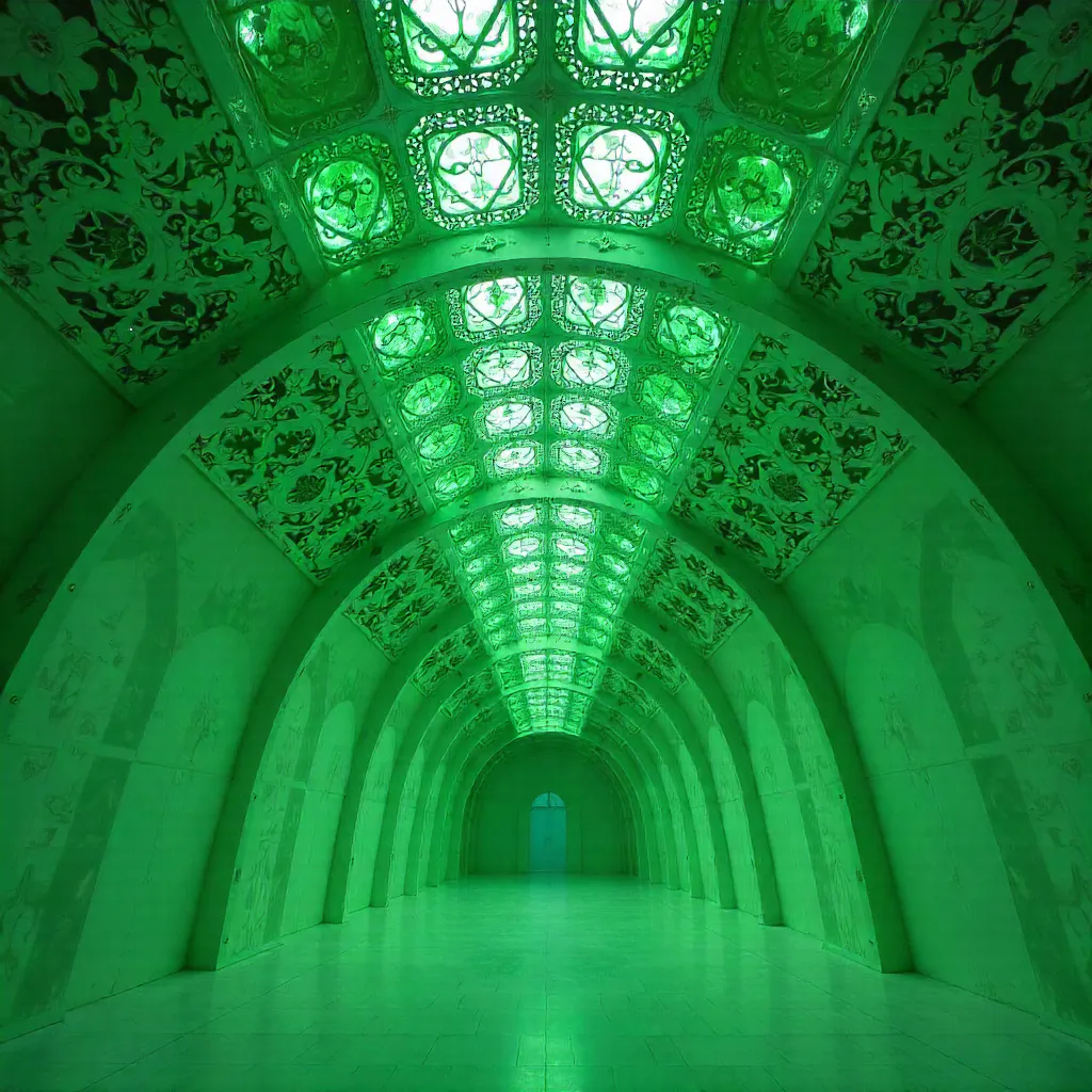 Emerald Geometric Ceiling: Abstract Lattice Perspective