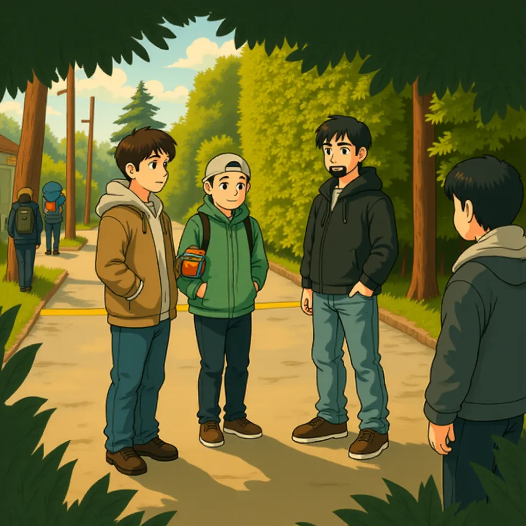 Joseph Gordon-Levitt and Seth Rogen in 50/50 (2011) - Anime style