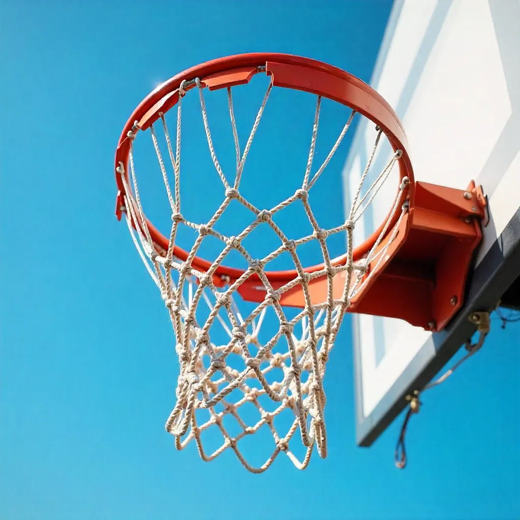Basketball Hoop Under a Clear Blue Day