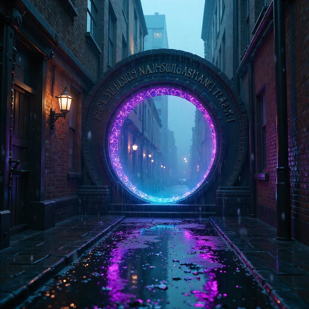 Storm Portal: Photoreal 3D Rain Render