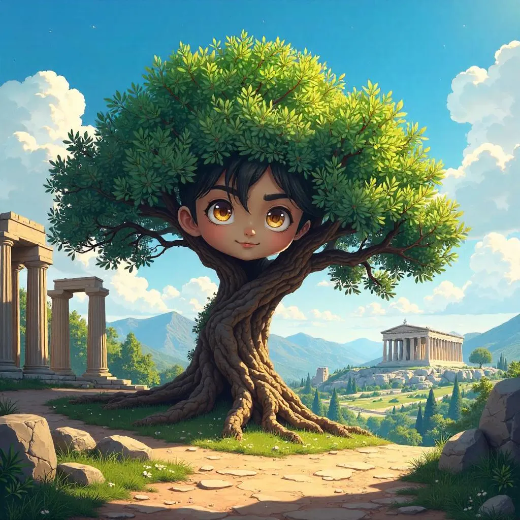Anthropomorphic Olive Tree in Ancient Greece