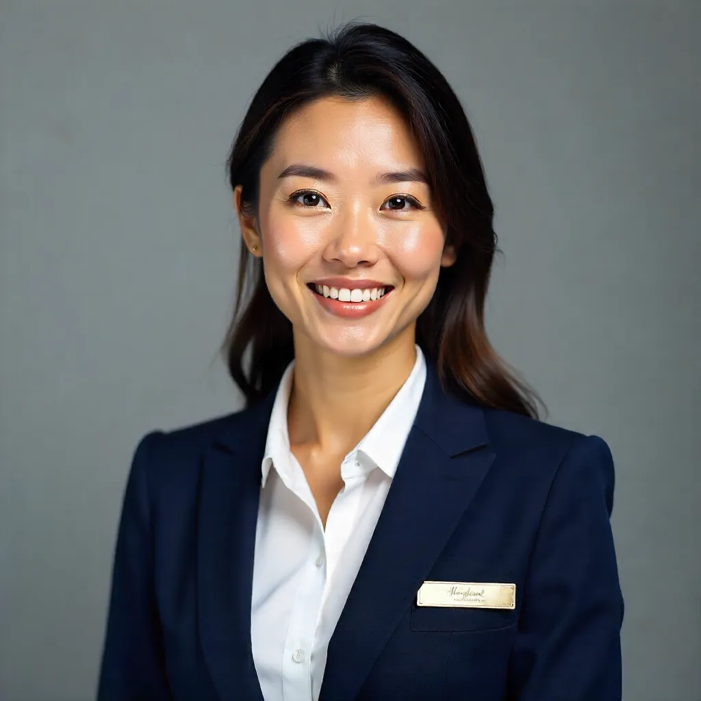 Confident Woman in Uniform Portrait