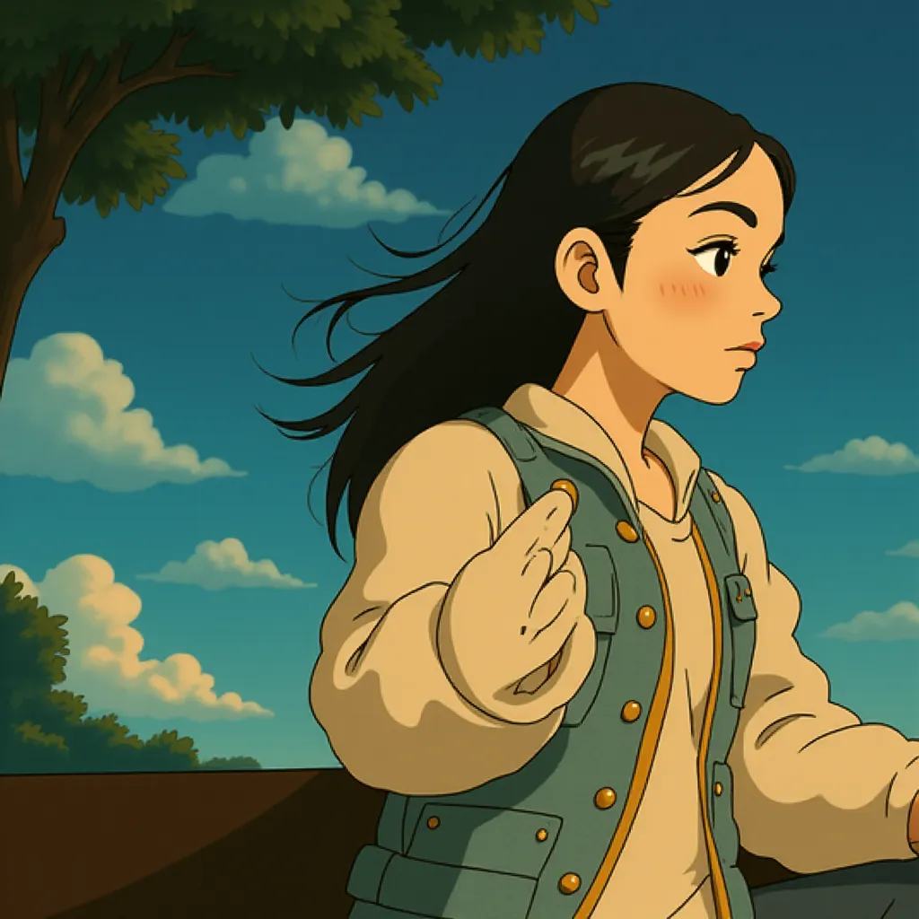 Emma Stone in Poor Things (2023) - Anime style