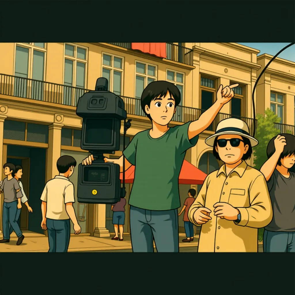 Sylvester Stallone and Jeffrey L. Kimball in The Expendables (2010) - Anime style