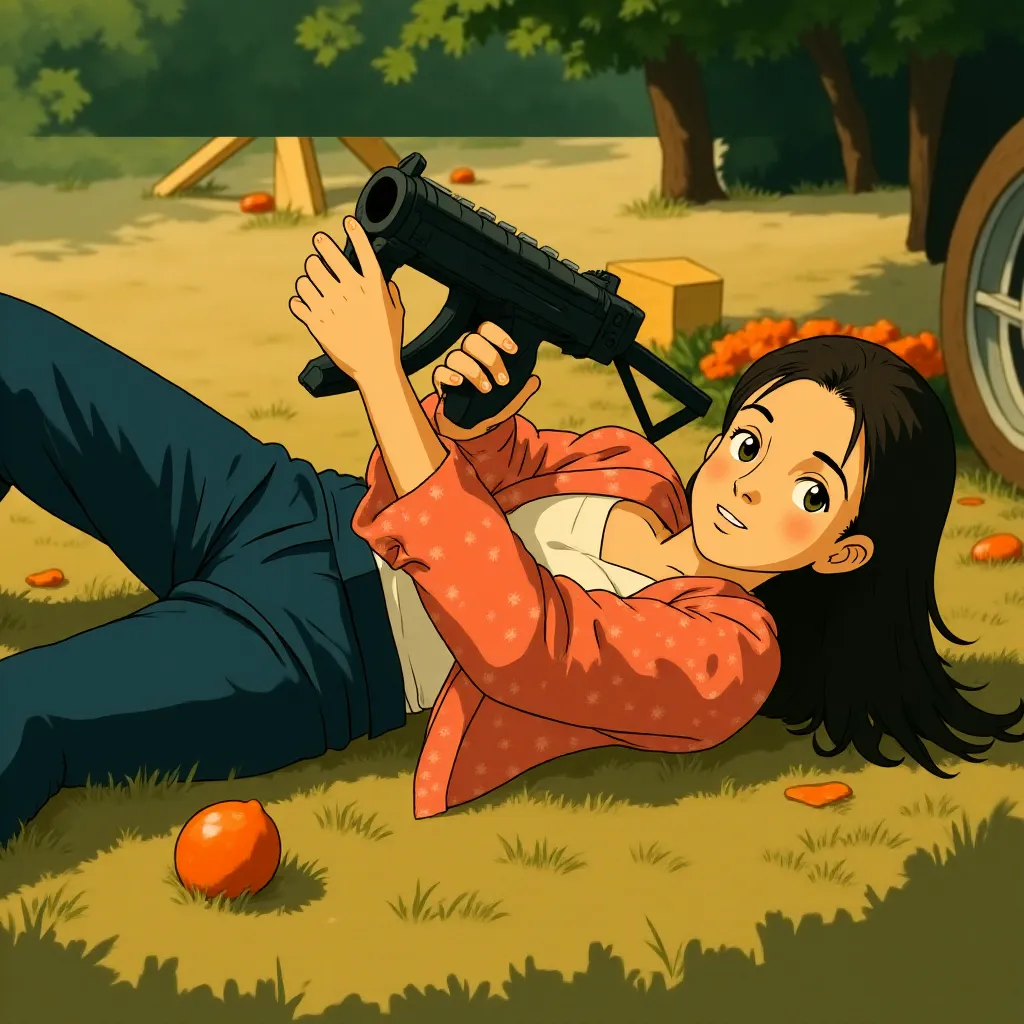 Priyanka Chopra Jonas in Heads of State (2025) - Ghibli style
