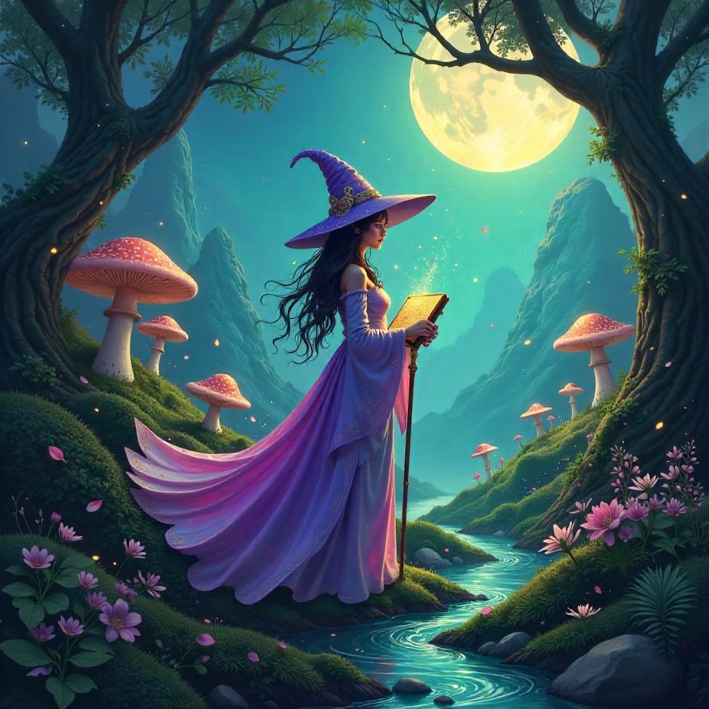 Witch in Fairy Wonderland – Concept Art