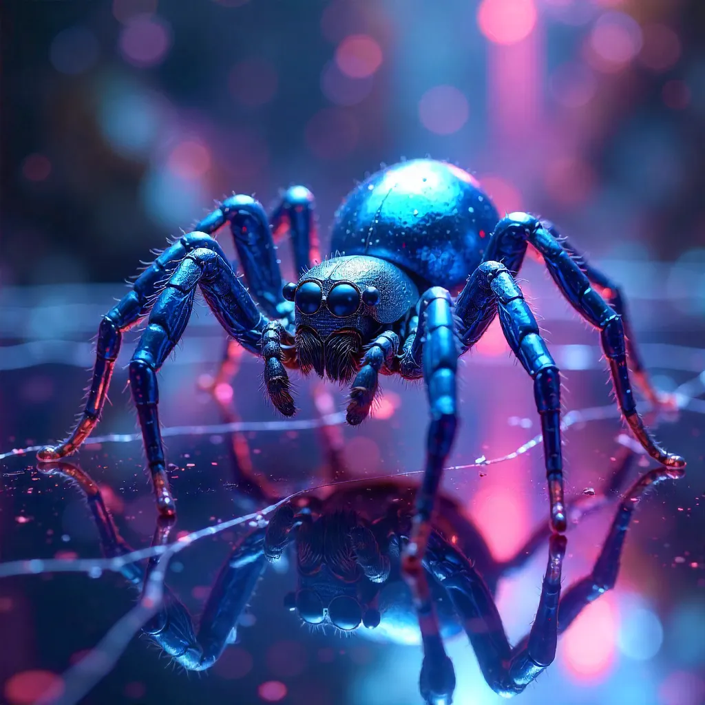 Anime Spider in a Mirror Dimension