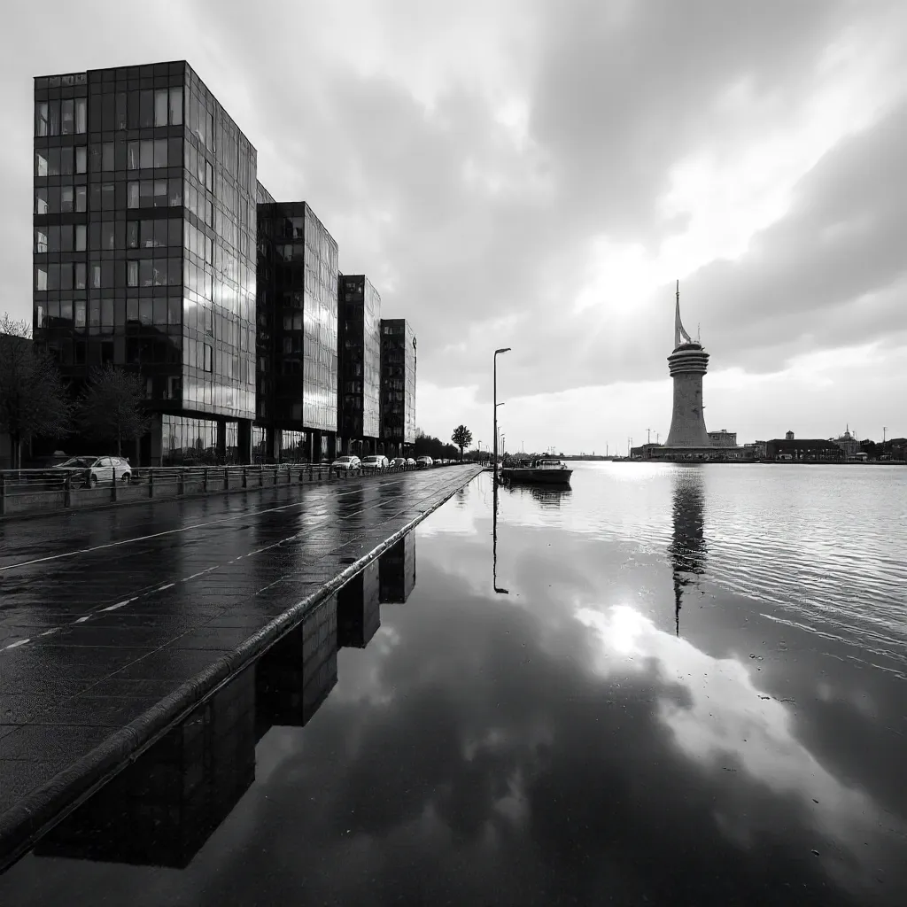 Monochrome Horizons: Malmö's Modern Architecture