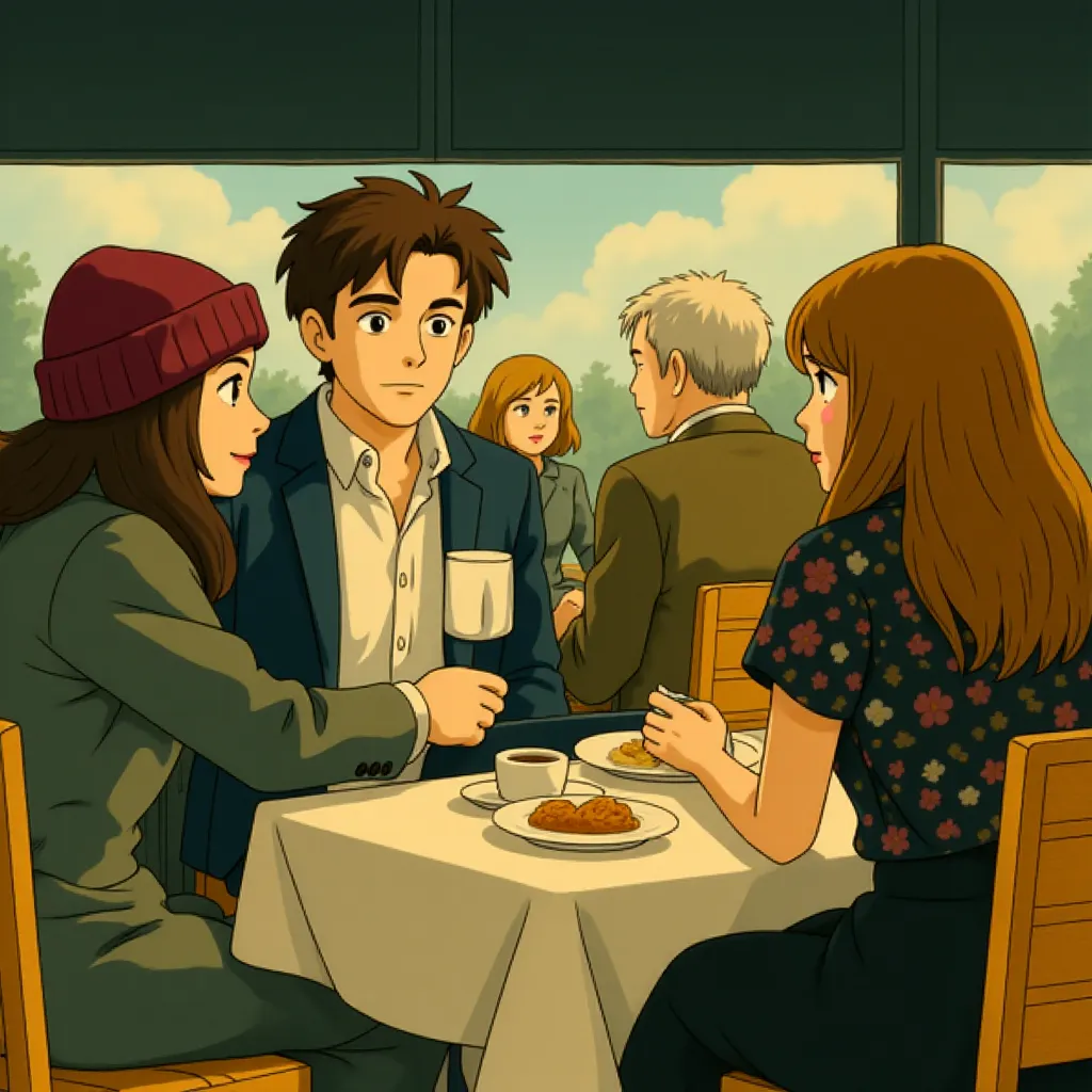 Natalie Portman, Kat Dennings, and Chris O'Dowd in Thor: The Dark World (2013) - Anime style
