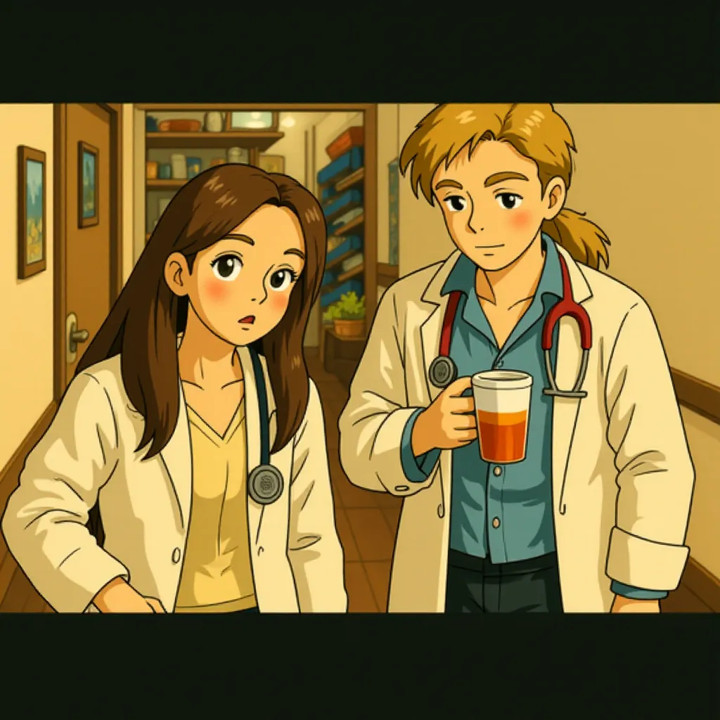 Natalie Portman and Greta Gerwig in No Strings Attached (2011) - Anime style