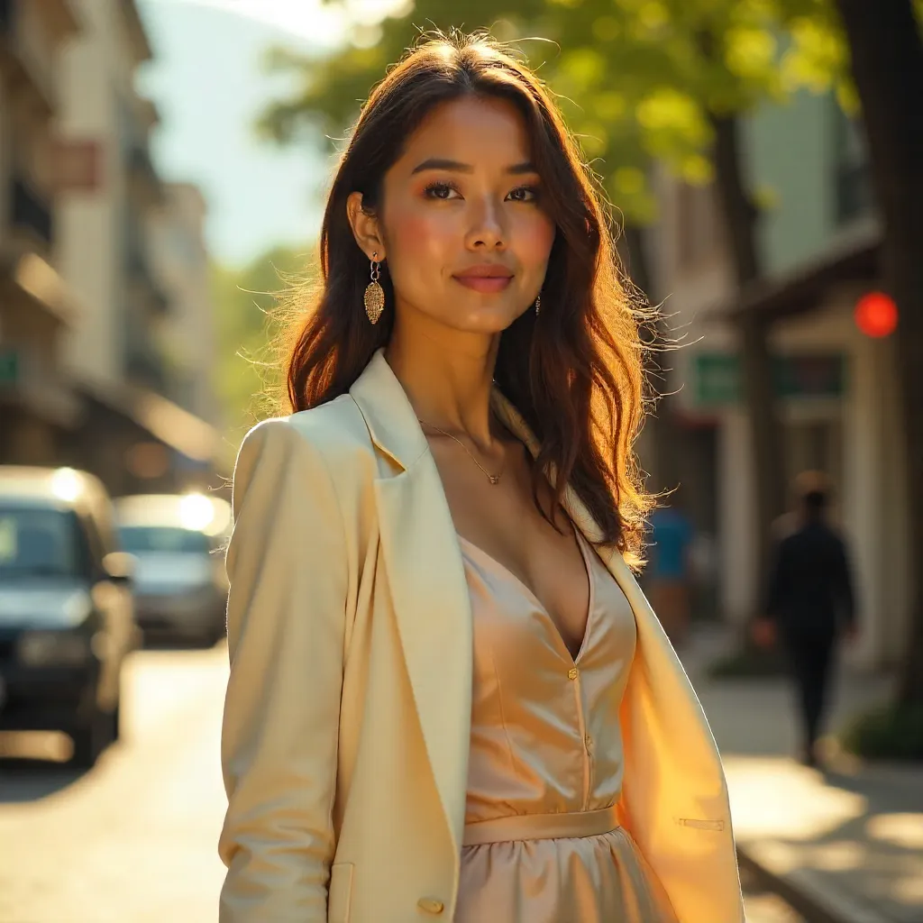 Sunlit Bandung Street Style: Editorial Moment