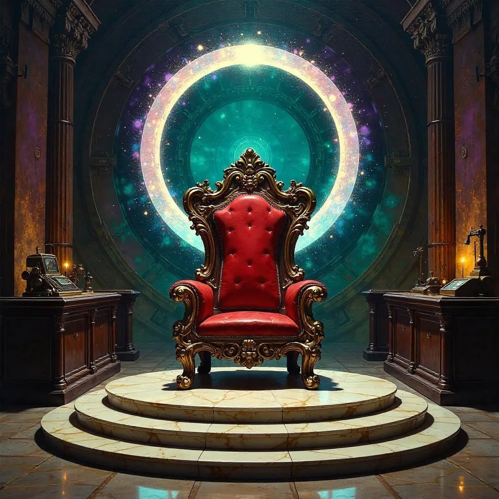 Throne of Portals in a Portal Lab