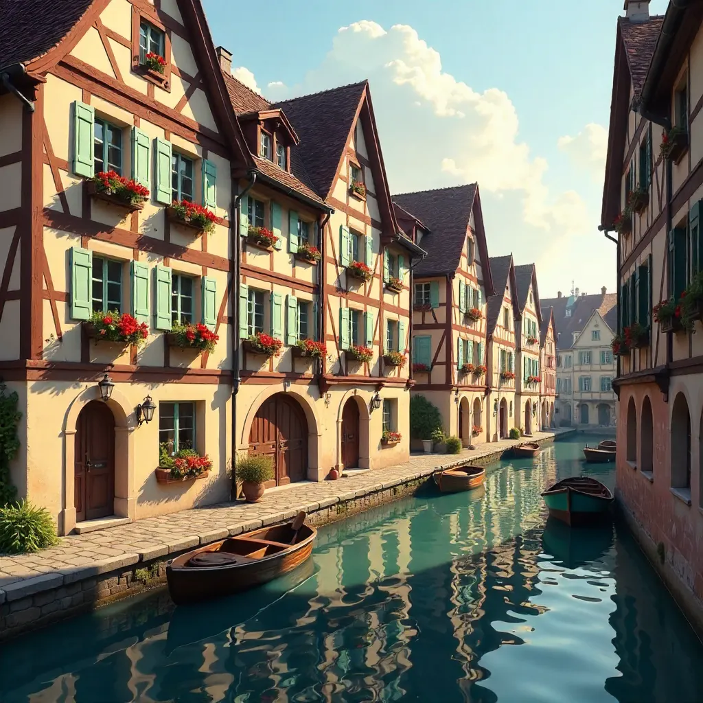Colmar's Alsatian Timber-Framed Canalside Charm