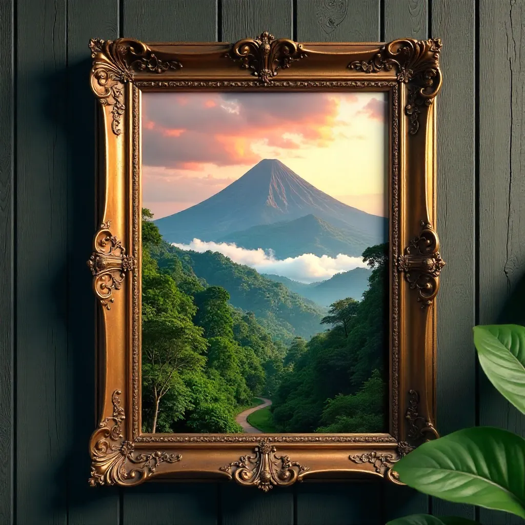 Sindoro in Frame: A Volcano Landscape Portrait