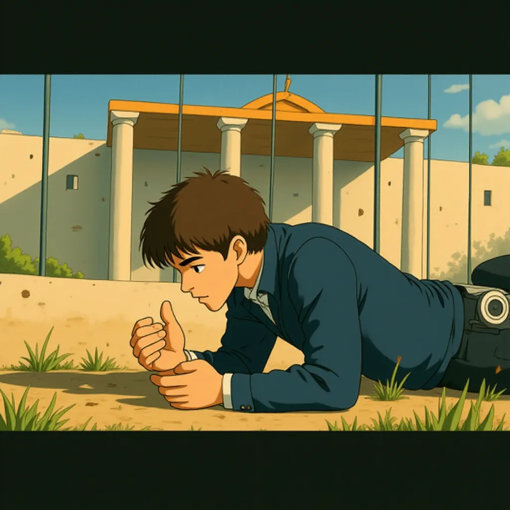 Gerard Butler in Olympus Has Fallen (2013) - Anime style