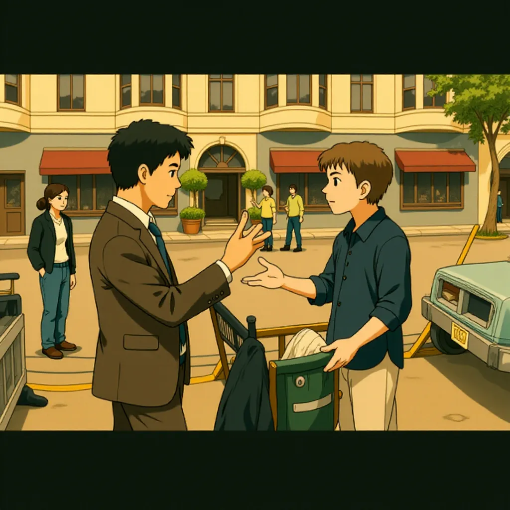 Will Smith and Gabriele Muccino in The Pursuit of Happyness (2006) - Anime style