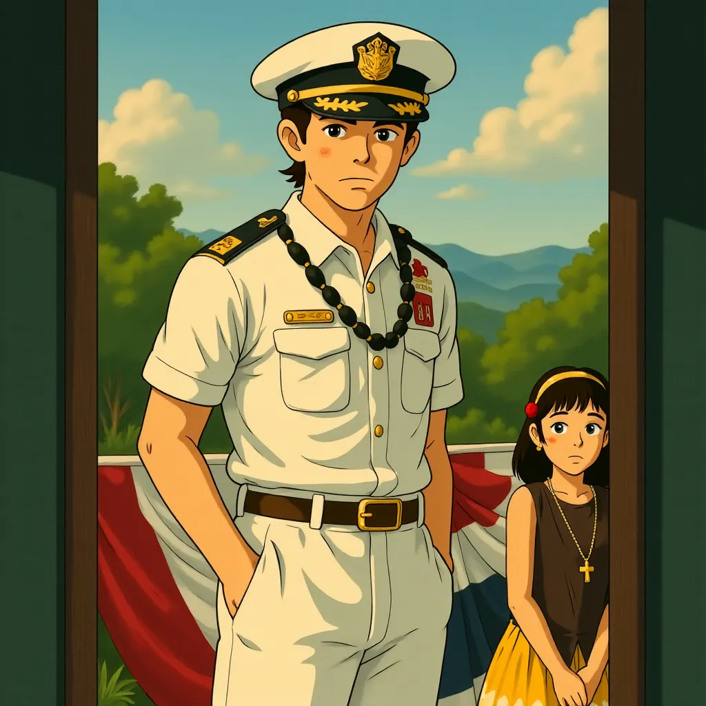 Liam Neeson in Battleship (2012) - Anime style