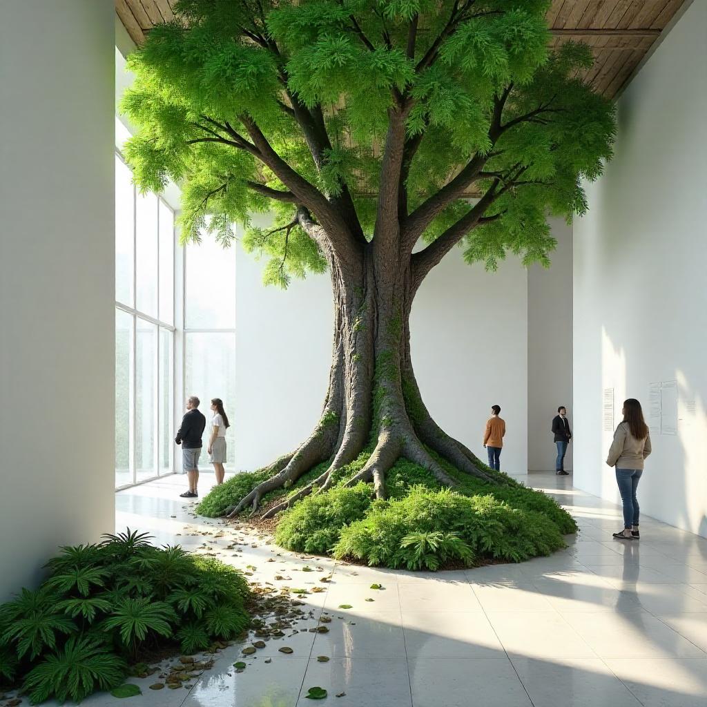 Museum Forest: Photoreal 3D Rendered Woodland Exhibit