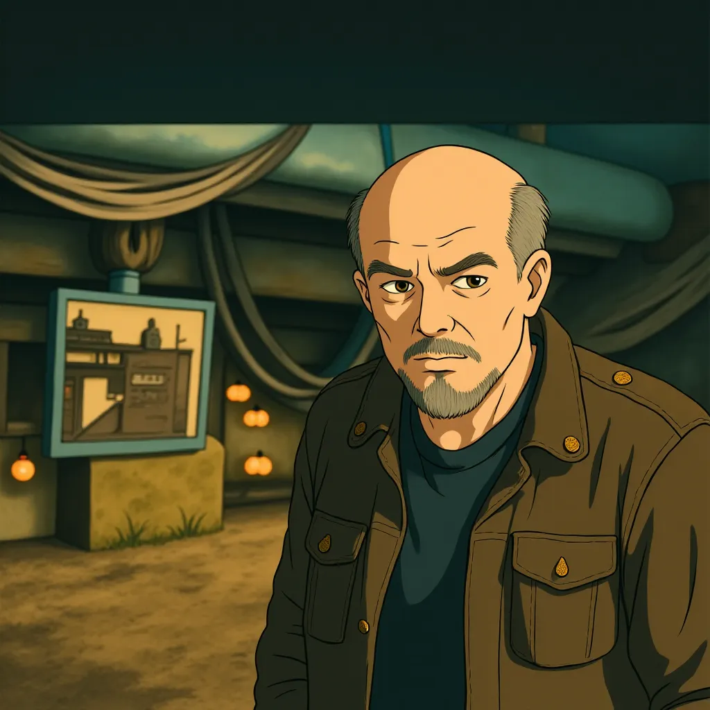 Michael Ironside in Terminator Salvation (2009) - Anime style