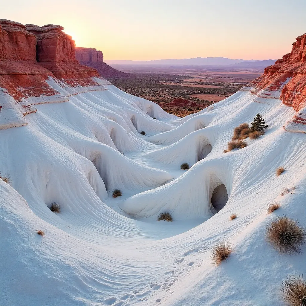 White Pocket Mirage at Vermilion Cliffs