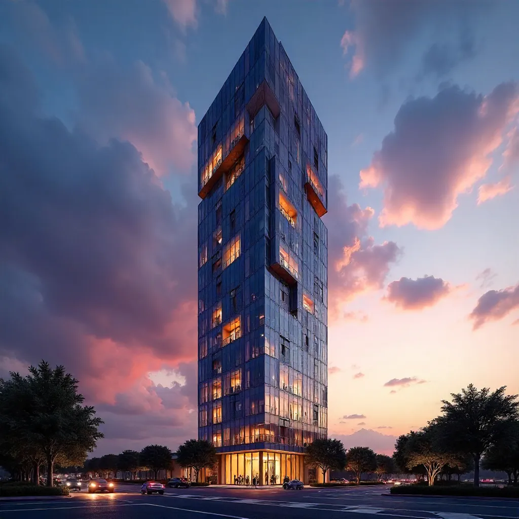 Twilight Cantilever: One Zabeel Tower in Dubai