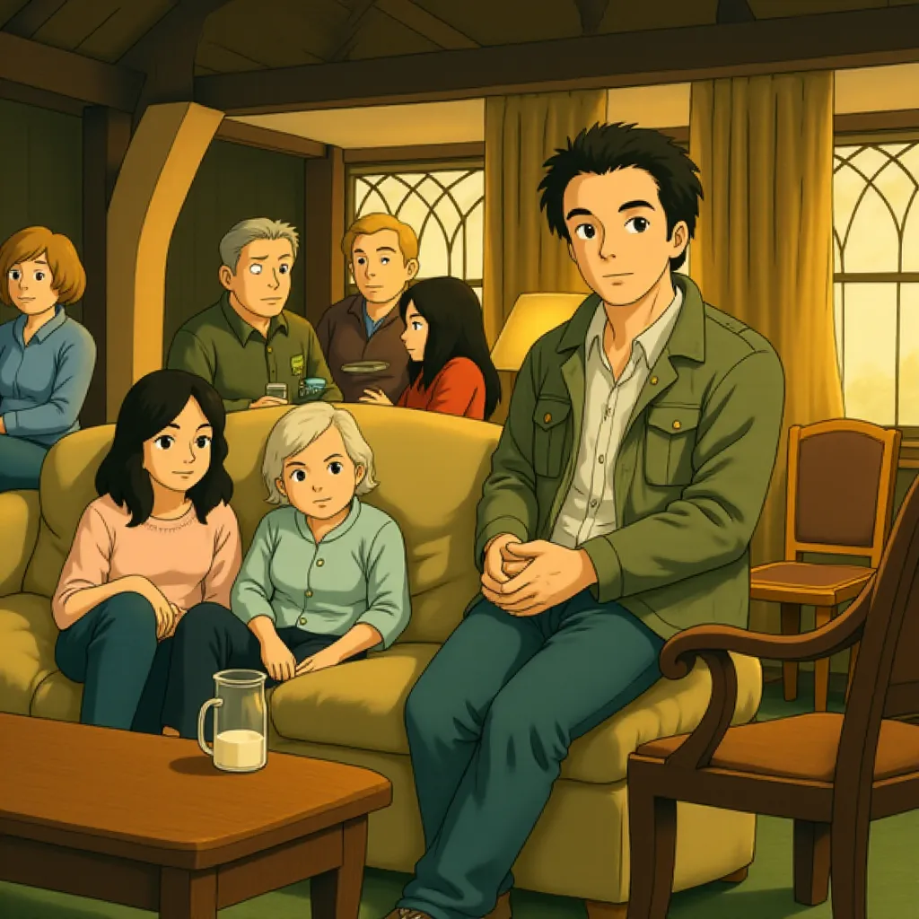 Ryan Reynolds, Mary Steenburgen, and Betty White in The Proposal (2009) - Anime style
