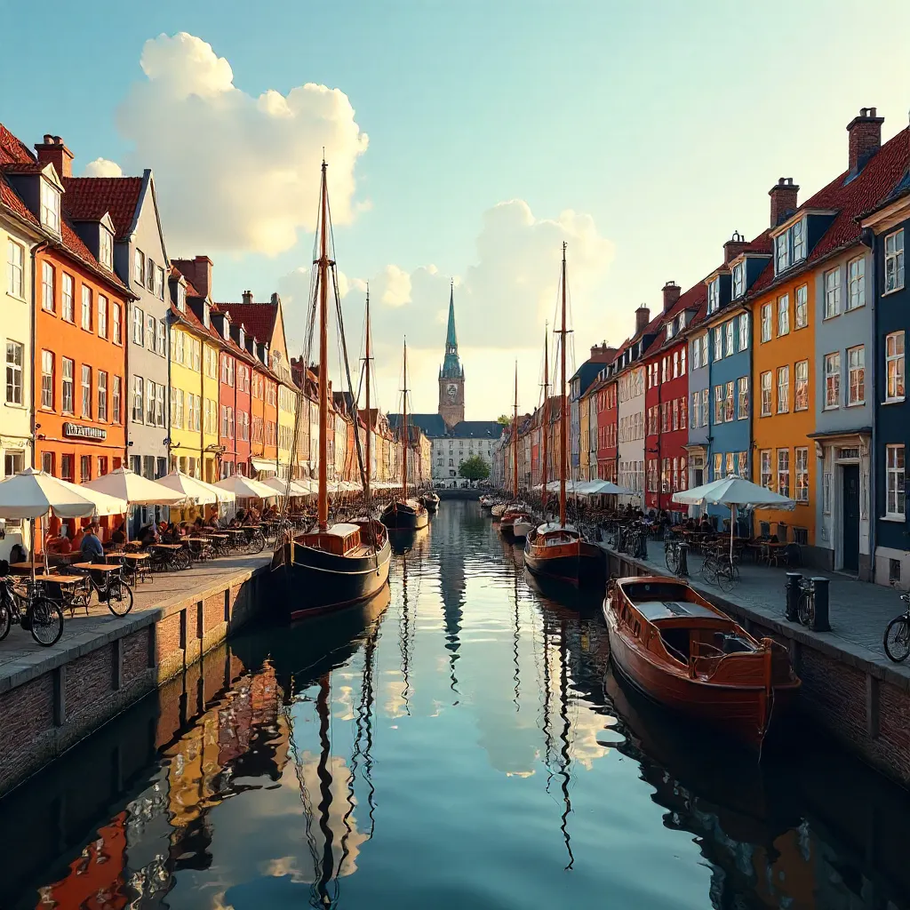 Nyhavn Colorful Historic Townhouses by the Canal