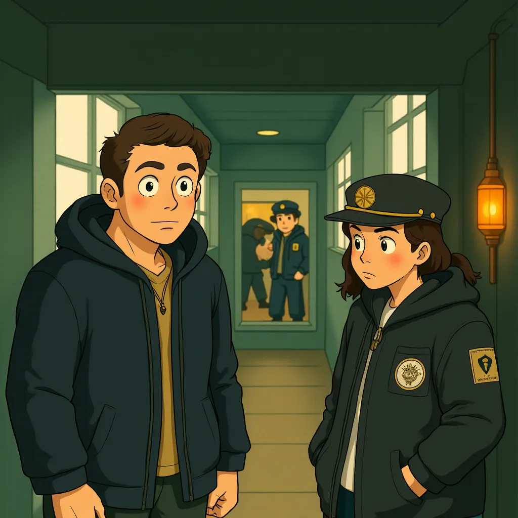 Tom Hardy and Jessie Mei Li in Havoc (2025) - Ghibli style