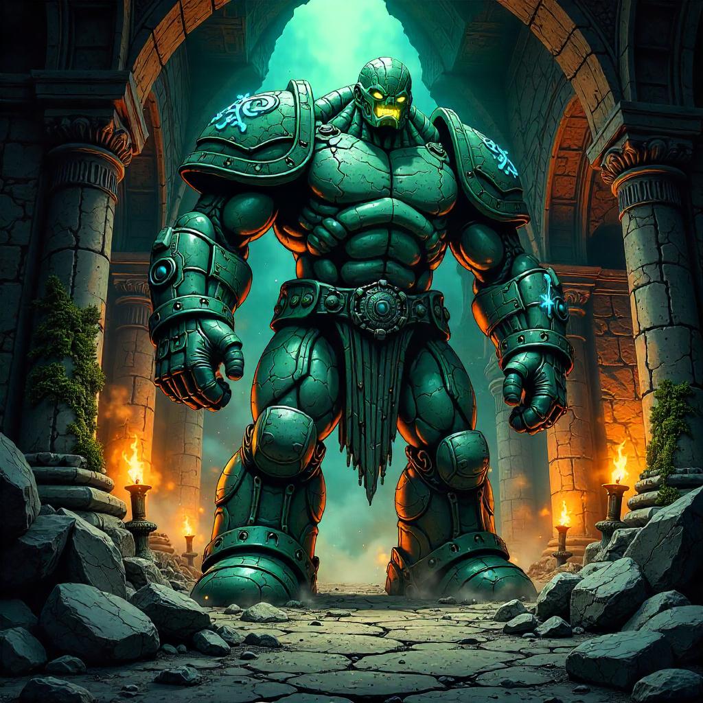 Golem in the Crypt: Comic Clash