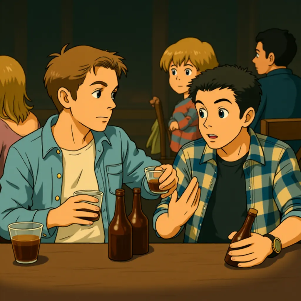 Jason Biggs and Seann William Scott in American Reunion (2012) - Anime style