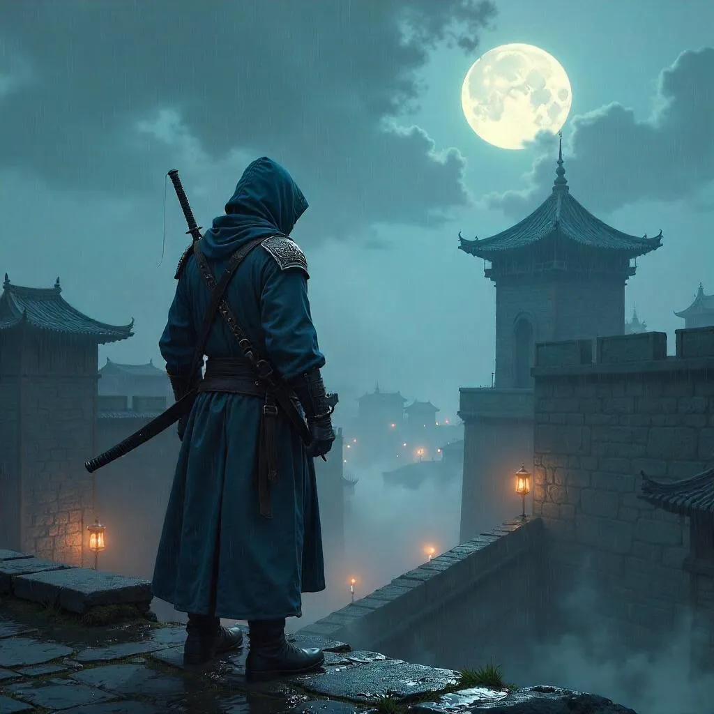 Ninja in a Medieval Feudal Realm — Concept Art