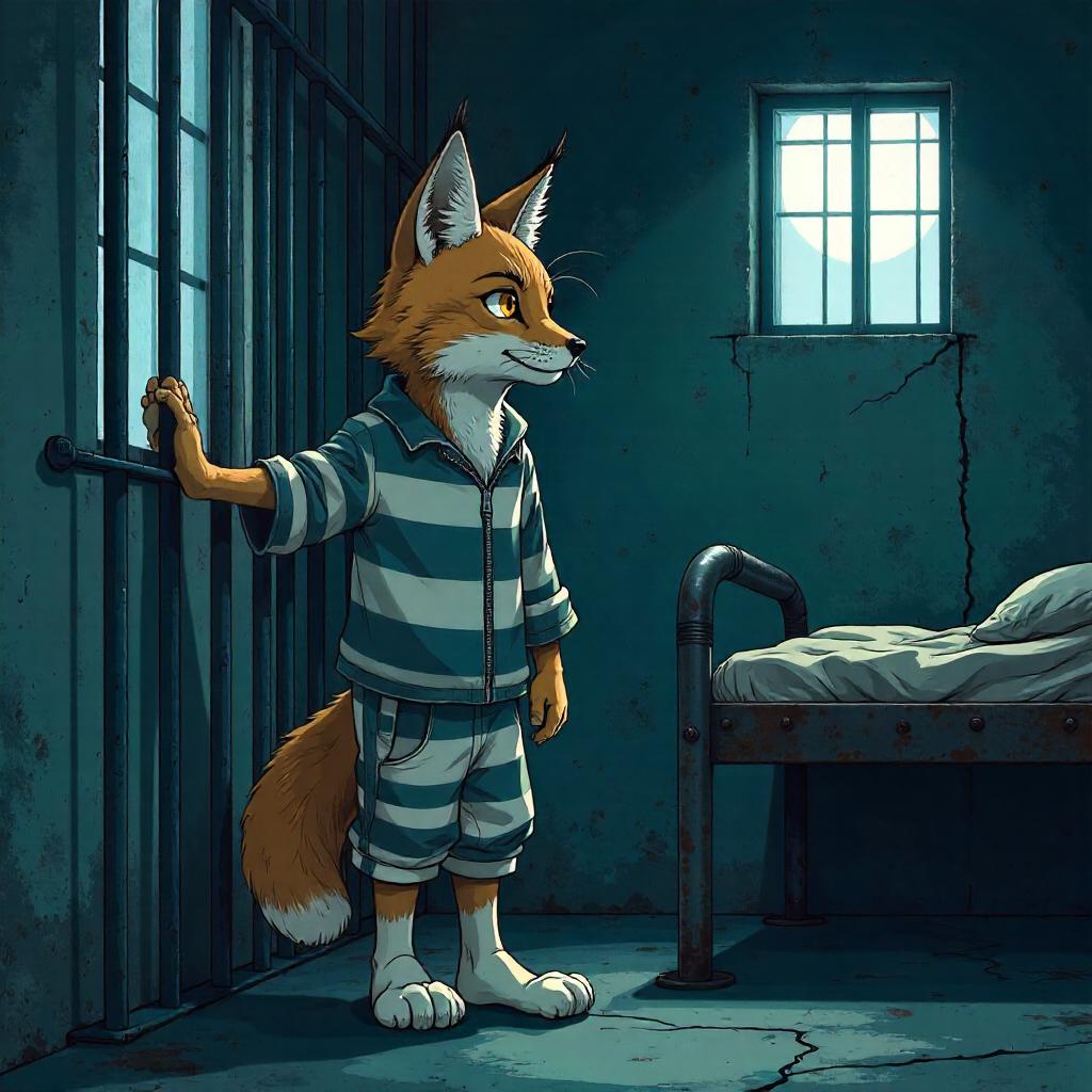 Moonlit Lynx Prisoner in Anime Style